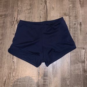 Soffe Navy Blue Spandex Shorts